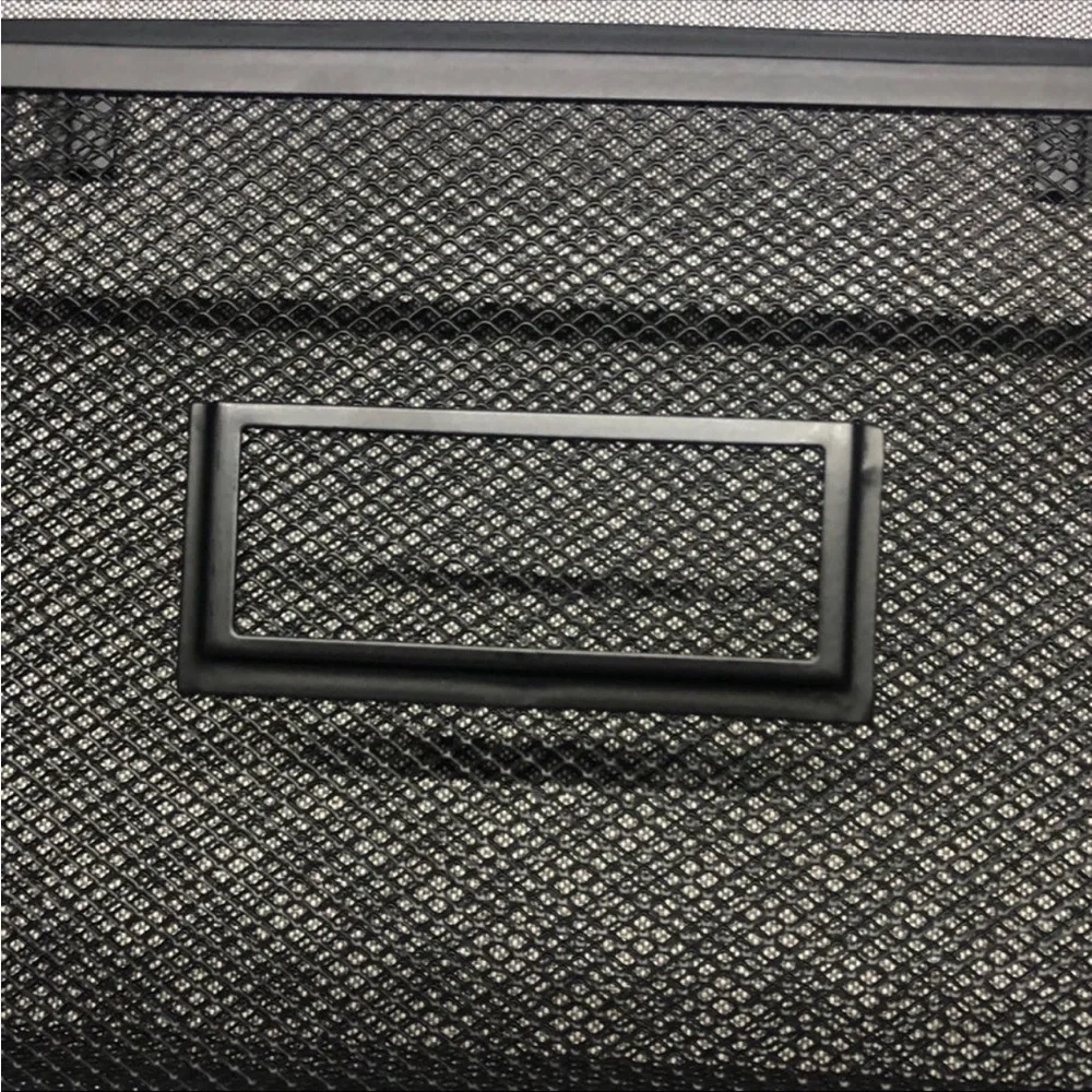 Black Mesh Wall File Organizer